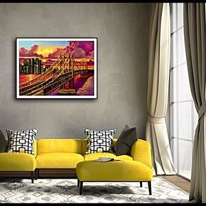 Unframed Art Print 16 x 20 😀💜Shipped Via USPS